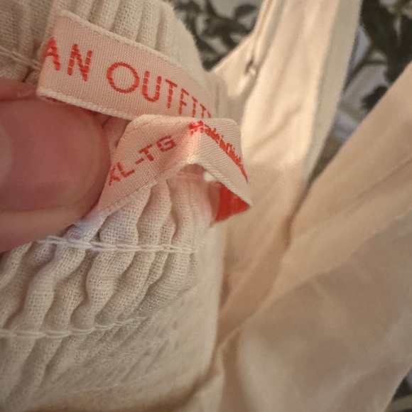 Urban outfitters Elegant White Button-Down Dress cream size XL - Picture 9 of 10